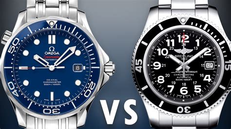 breitling superocean heritage vs omega seamaster 300m|breitling superocean 42 specs.